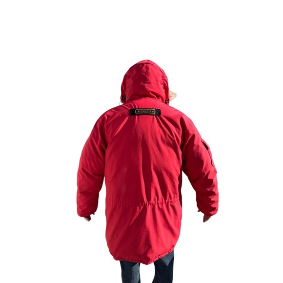 AUTHENTIC Canada Goose Men’s Expedition Parka (Red) MEDIUM - Picture 2 of 16